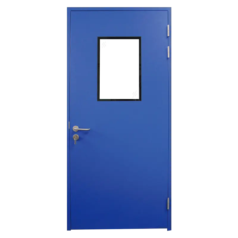 Acél tisztatér ajtó